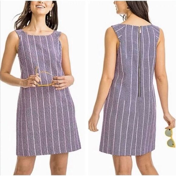 Southern Tide Blue Pink Striped Audrey Dress Size 6 NWT - Picture 1 of 7